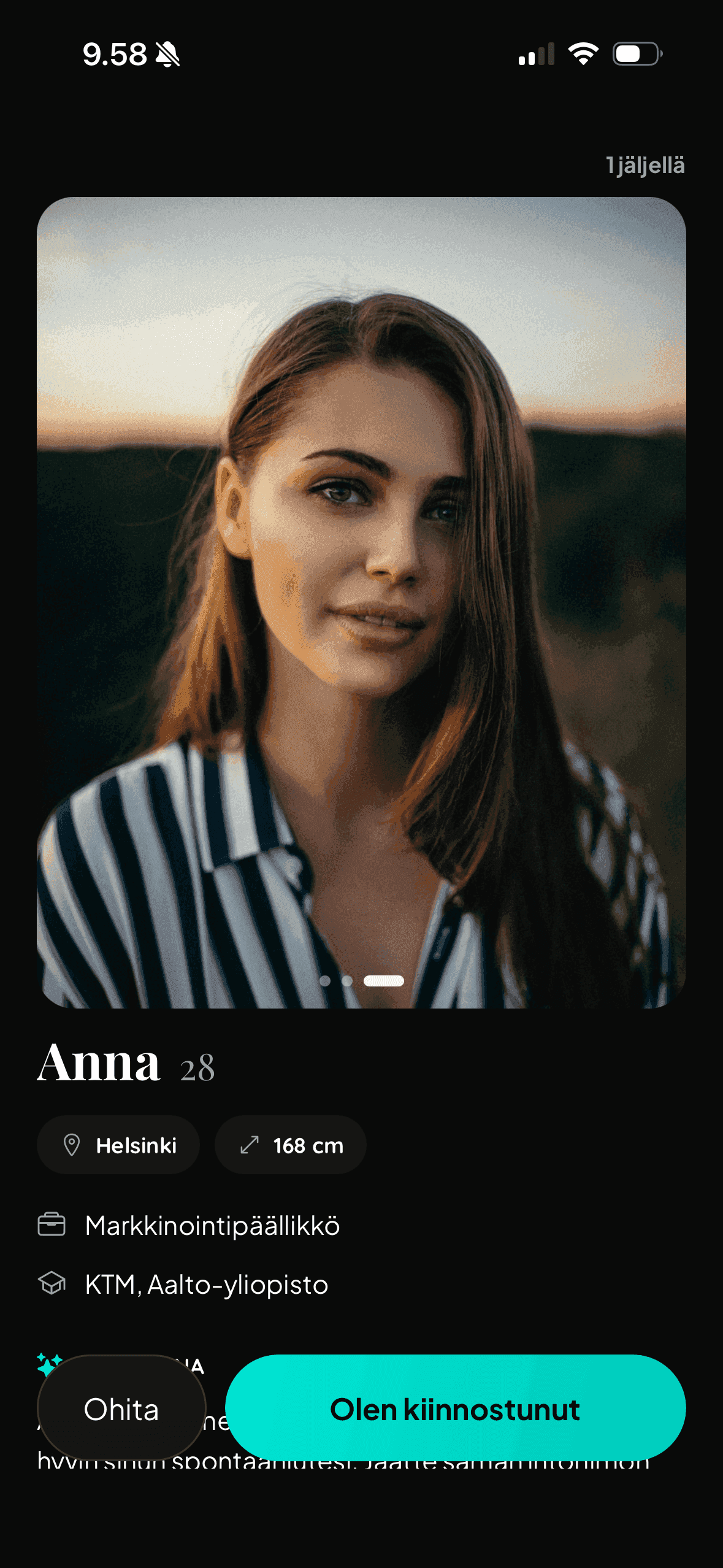 Swoony App - AI-powered matchmaking